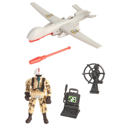 Игровой набор Солдат с самолетом-беспилотником Chap Mei 545005-2